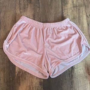 John Galt velvet shorts